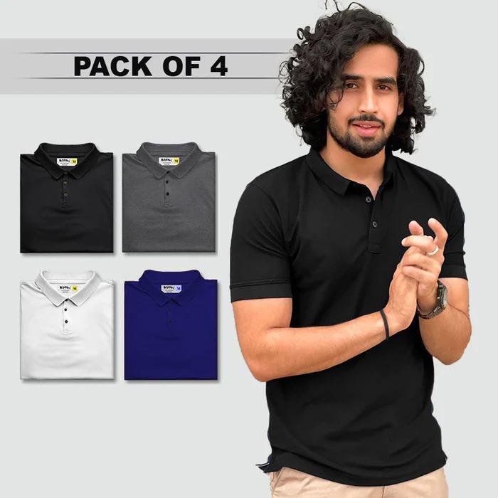 SWIFIT™ Polo T-Shirt - Pack Of 4