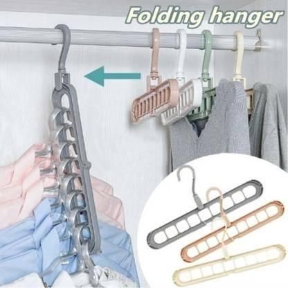 Space Saver Cloth Hanger (Pack Of 3)