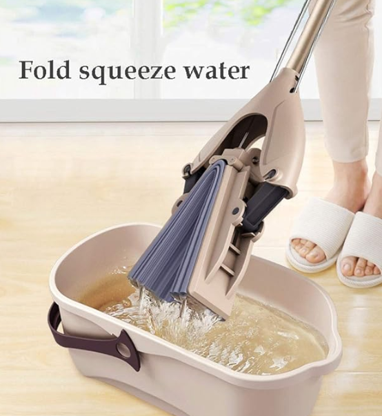 Multi-Purpose Foldable Floor Cleaning Squeeze Mop Wiper